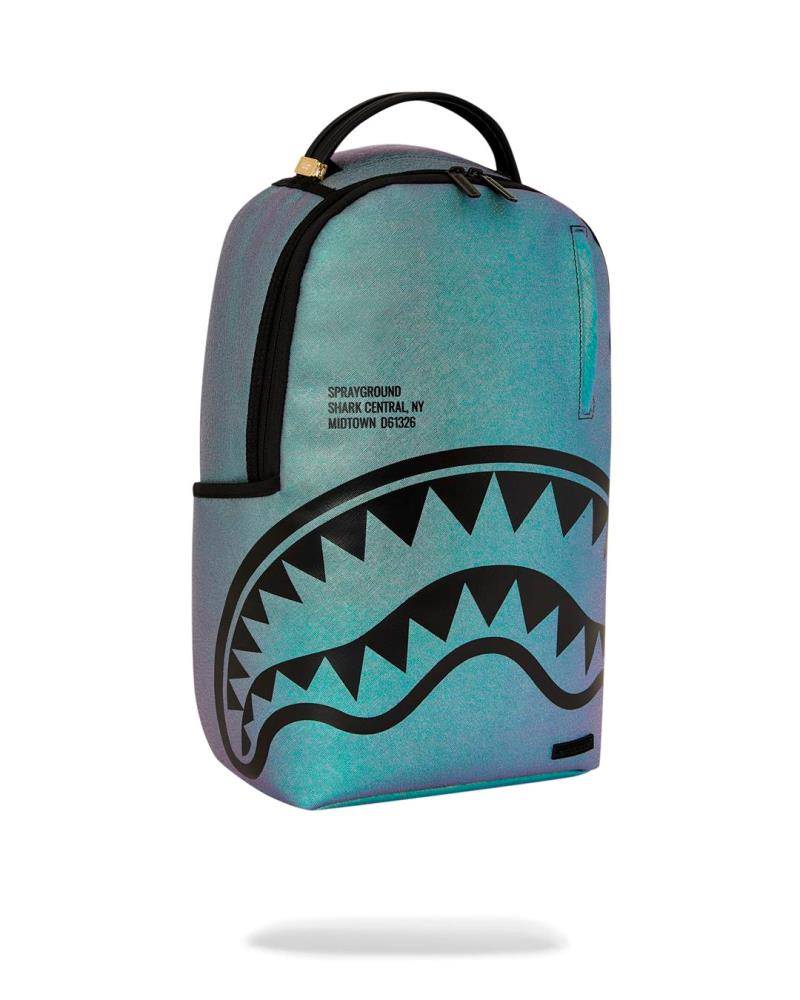 SPRAYGROUND SHARK CENTRAL OIL SLICK DLXS BACKPACK