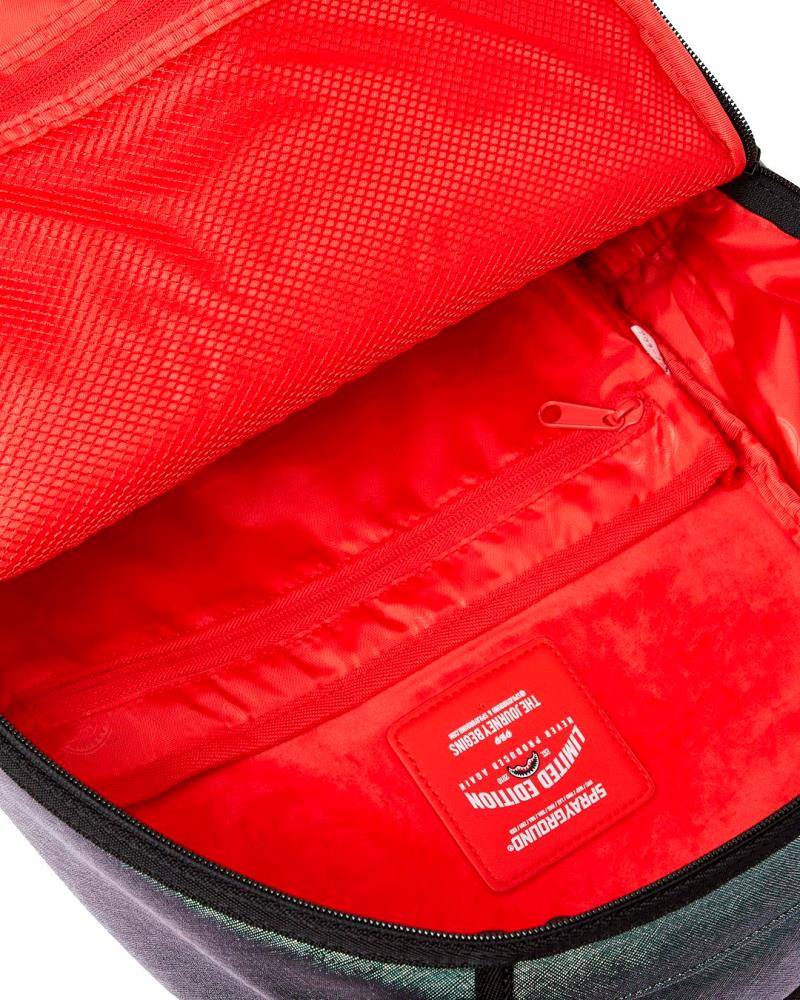 SPRAYGROUND SHARK CENTRAL OIL SLICK DLXS BACKPACK