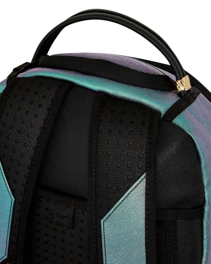 SPRAYGROUND SHARK CENTRAL OIL SLICK DLXS BACKPACK