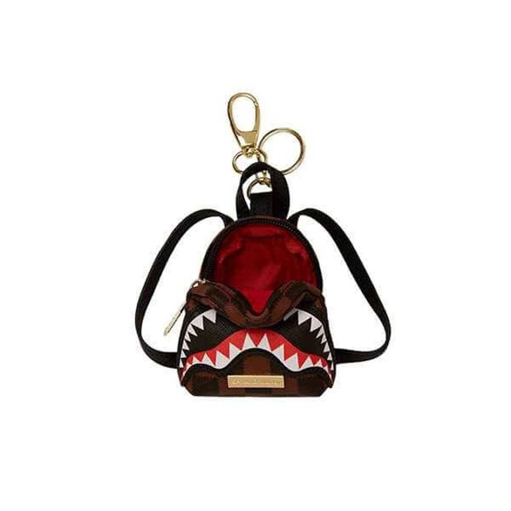 SPRAYGROUND SAWTOOTH SHARKS IN PARIS KEYCHAIN