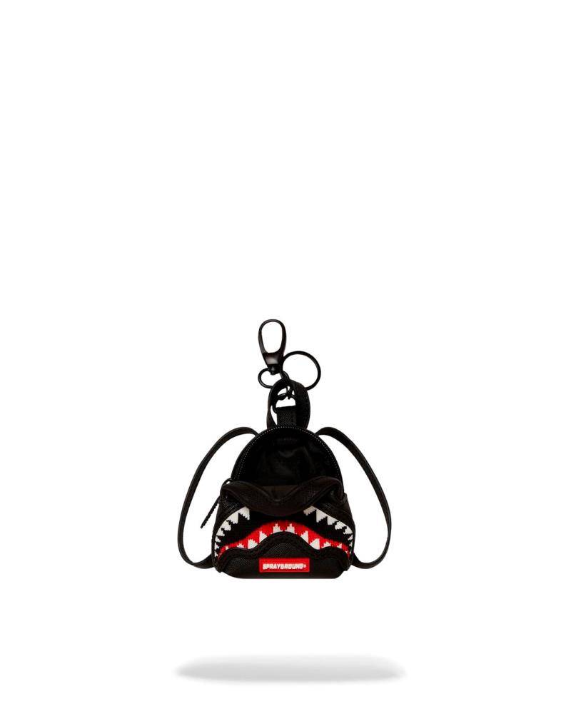 SPRAYGROUND FLY KNIT MOUTH KEYCHAIN