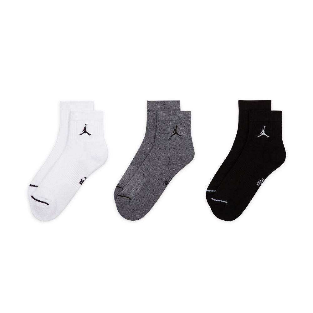 NIKE JORDAN EVERYDAY ANKLE 3PPK SOCKS