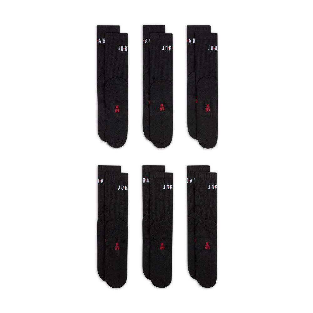 NIKE JORDAN EVERYDAY CREW 6PPK SOCKS