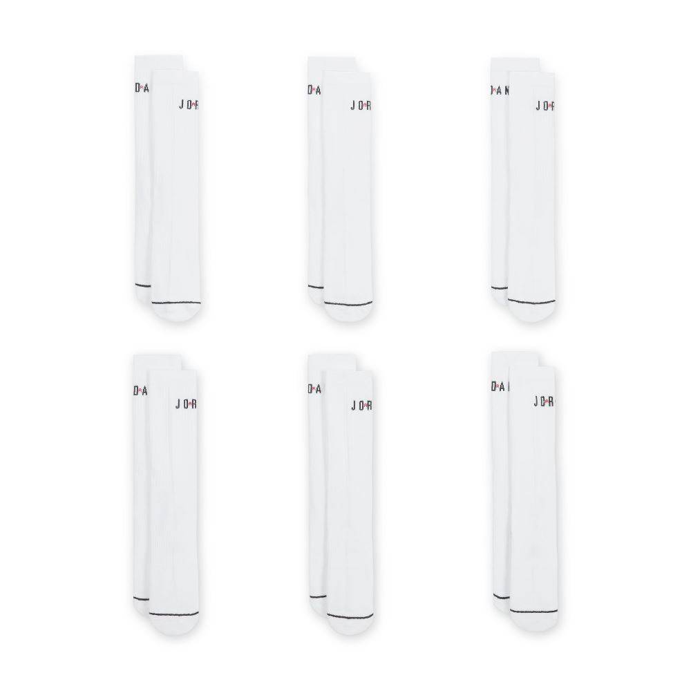 NIKE JORDAN EVERYDAY CREW 6PPK SOCKS