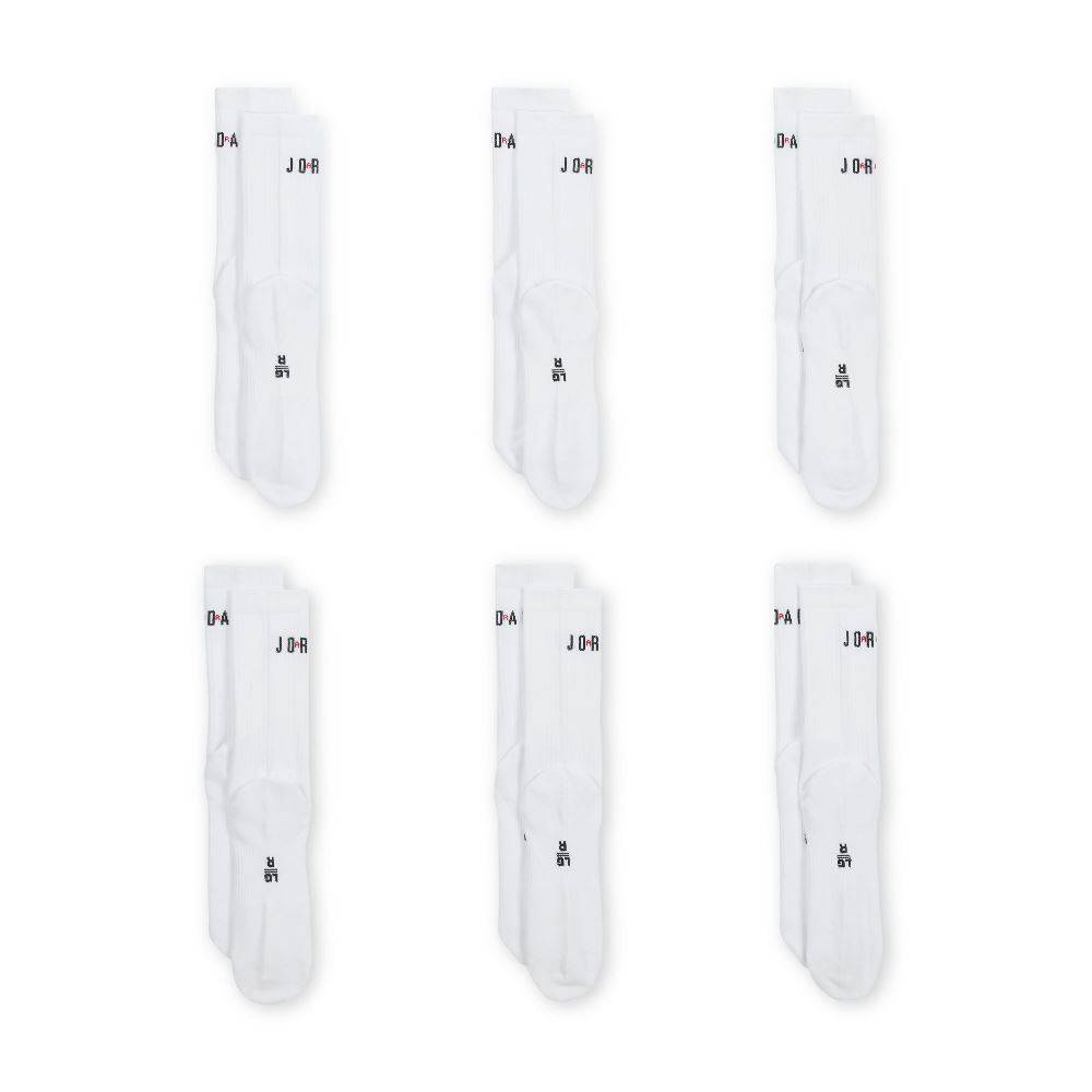 NIKE JORDAN EVERYDAY CREW 6PPK SOCKS