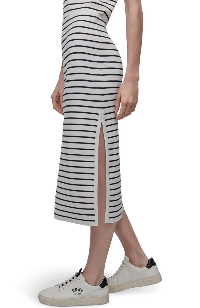 DKNY HIGH-RISE MIDI SWEATER PENCIL SKIRT