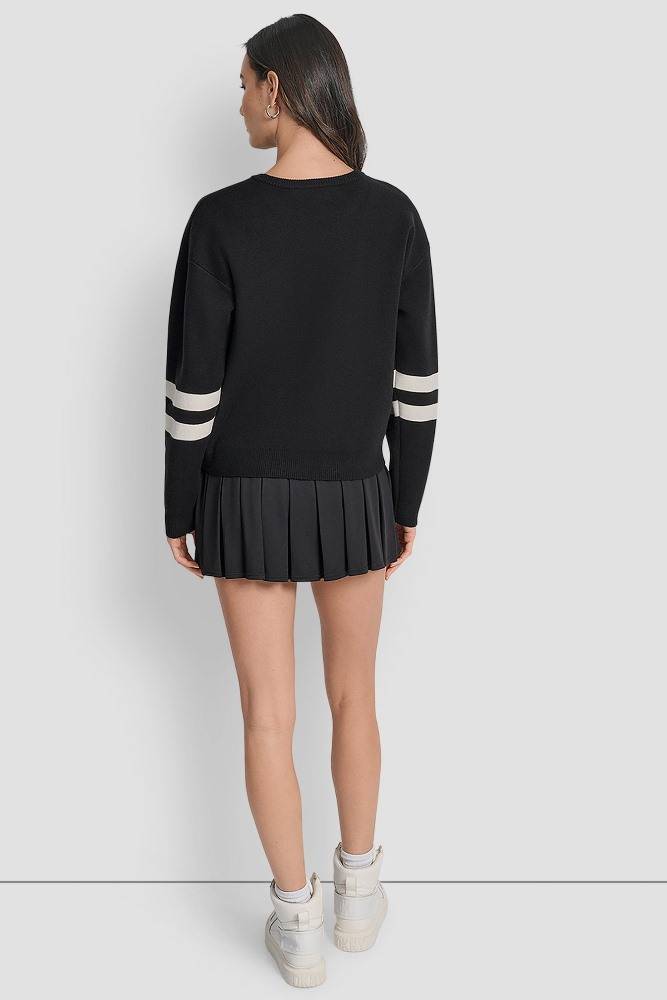 DKNY LOGO SWEATER