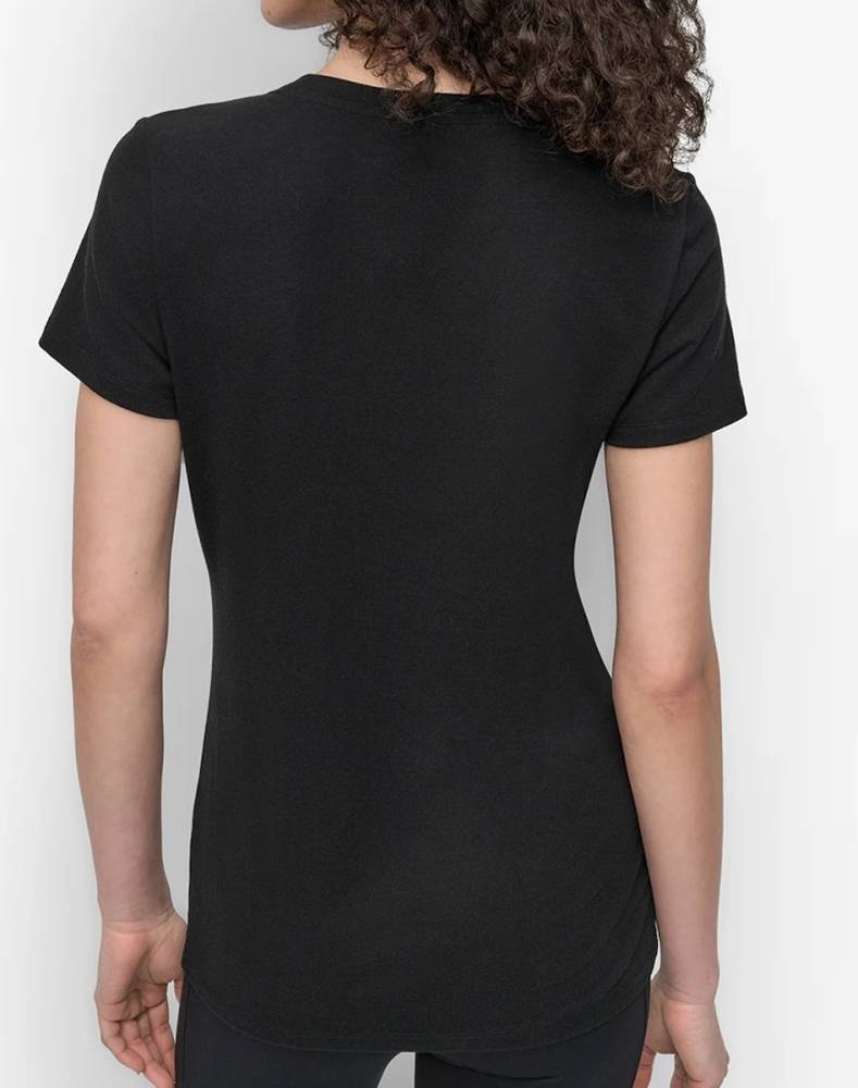 DKNY EMBELLISHED LOGO TEE