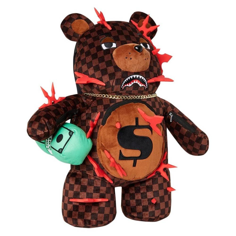 SPRAYGROUND NINJA STAR MONEYBEAR TEDDY BEAR BACKPACK