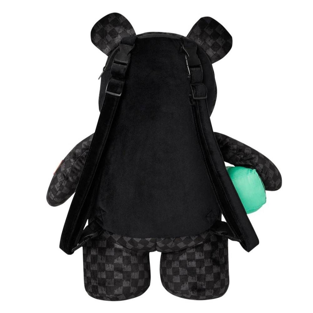 SPRAYGROUND DRIPPING SHARKS IN PARIS MONEYBEAR TEDDY BEAR BACKPACK
