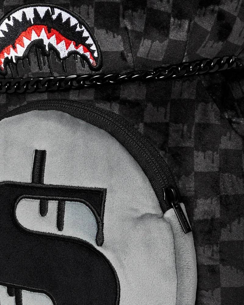 SPRAYGROUND DRIPPING SHARKS IN PARIS MONEYBEAR TEDDY BEAR BACKPACK