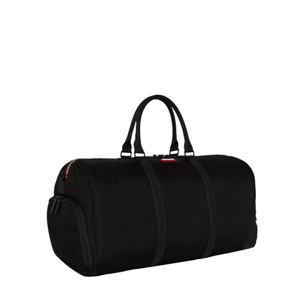 SPRAYGROUND PRINTED ZIPPER SHARK DUFFLE