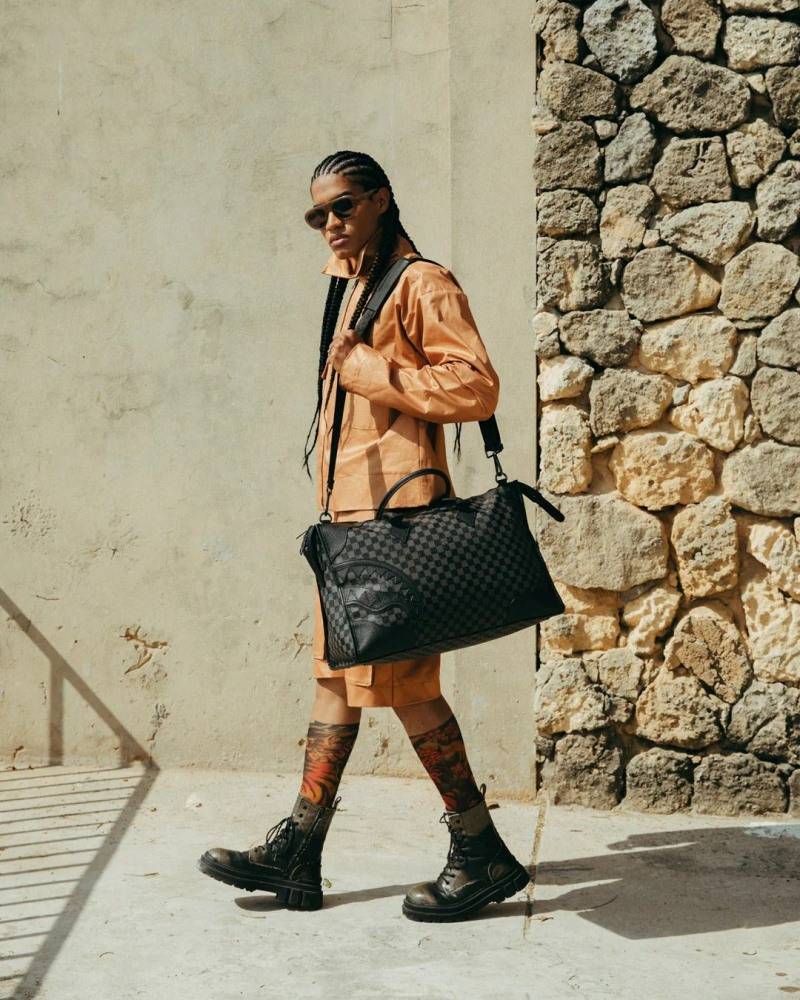 SPRAYGROUND MIDNIGHT CHATEAU PYRAMID DUFFLE