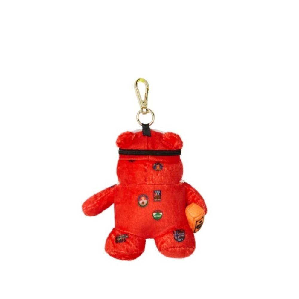 SPRAYGROUND GLOBAL EXPEDITION MYSTERY BEAR BAG CLIP