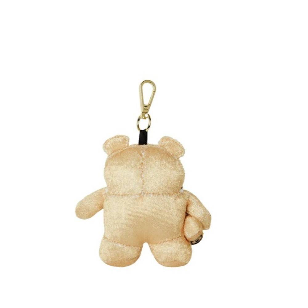 SPRAYGROUND GOLD MYSTERY BEAR BAG CLIP