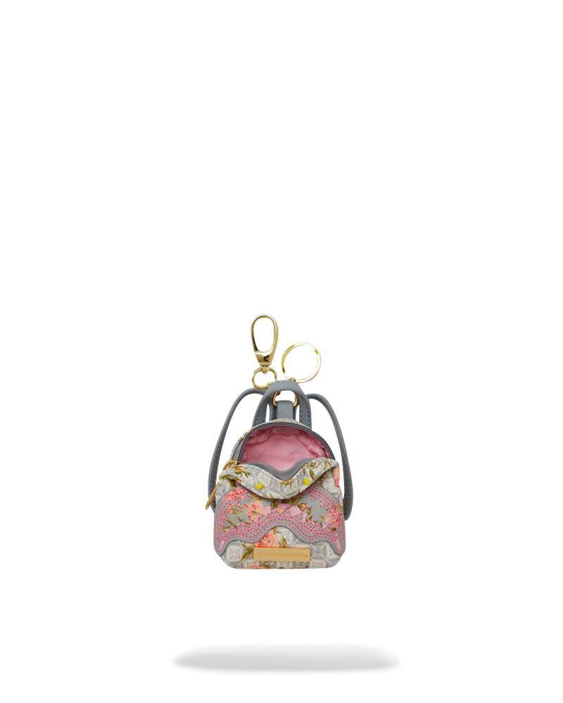 SPRAYGROUND AI FLORAL KEYCHAIN