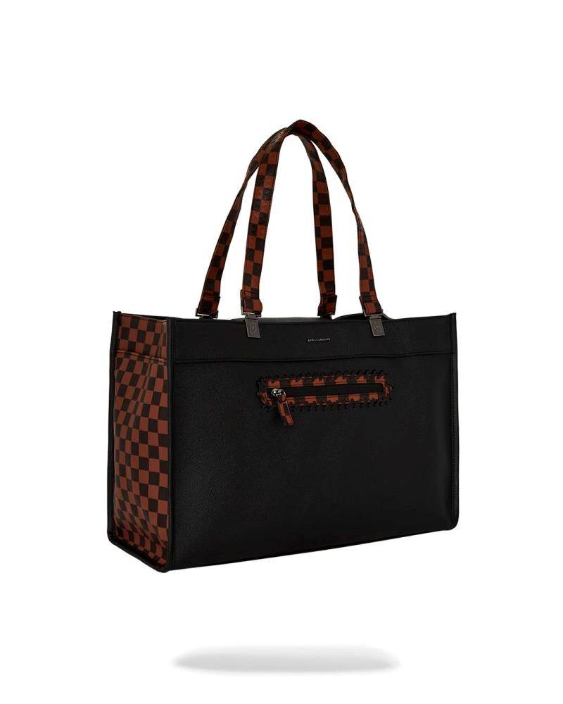 SPRAYGROUND DOSE OF CHECK DEUX TORTUGA TOTE