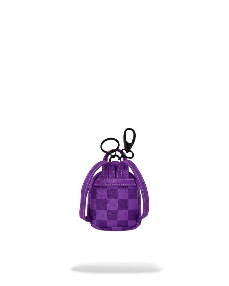 SPRAYGROUND PURPLE SHARK SHARKS IN PARIS KEYCHAIN