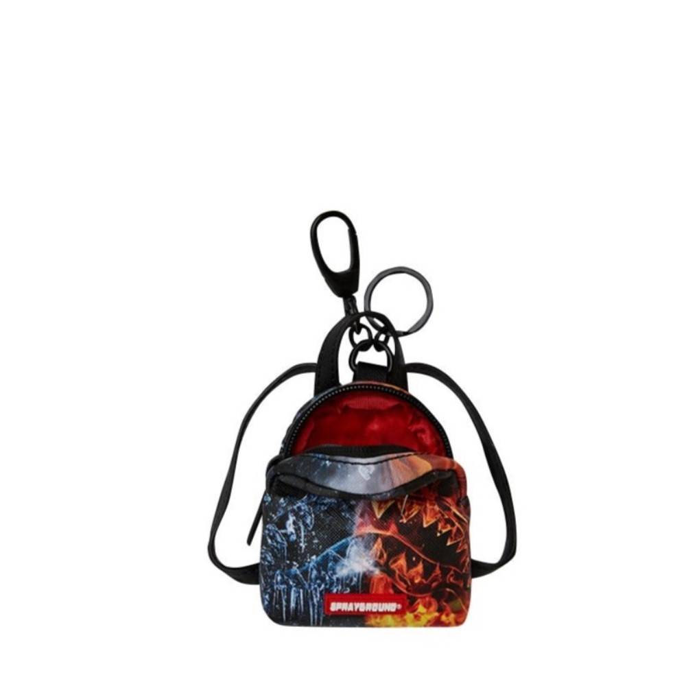 SPRAYGROUND FIRE & ICE SHARK KEYCHAIN