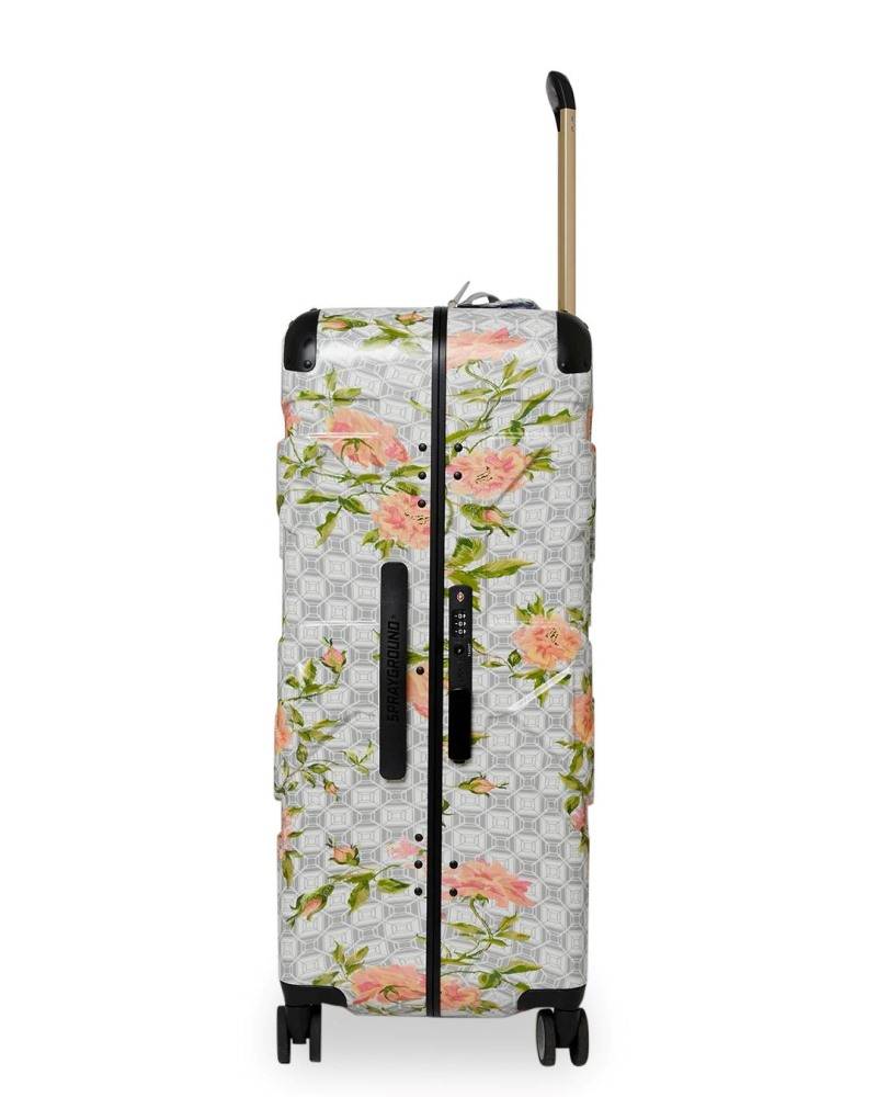 SPRAYGROUND AI FLORAL FULL SIZE LUGGAGE