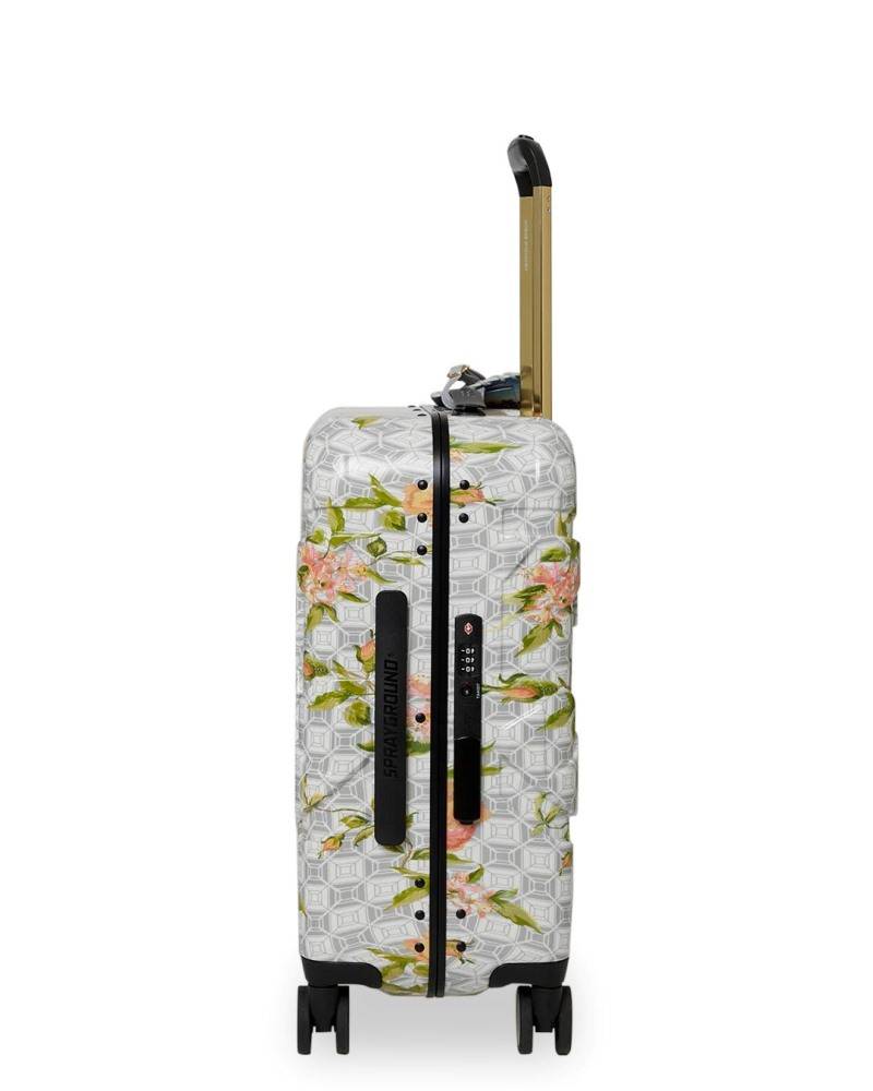 SPRAYGROUND AI FLORAL CARRY-ON LUGGAGE