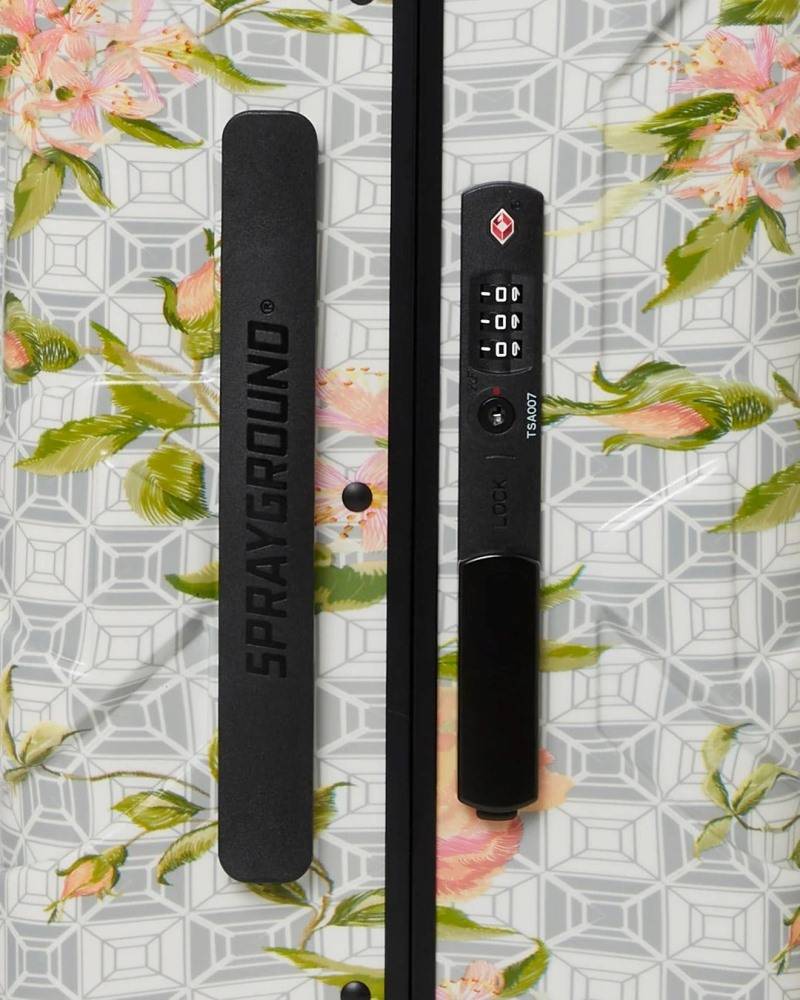 SPRAYGROUND AI FLORAL CARRY-ON LUGGAGE