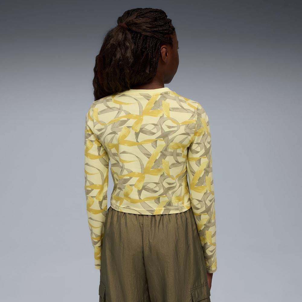 PUMA BOWTIQUE AOP LONGSLEEVE TEE G