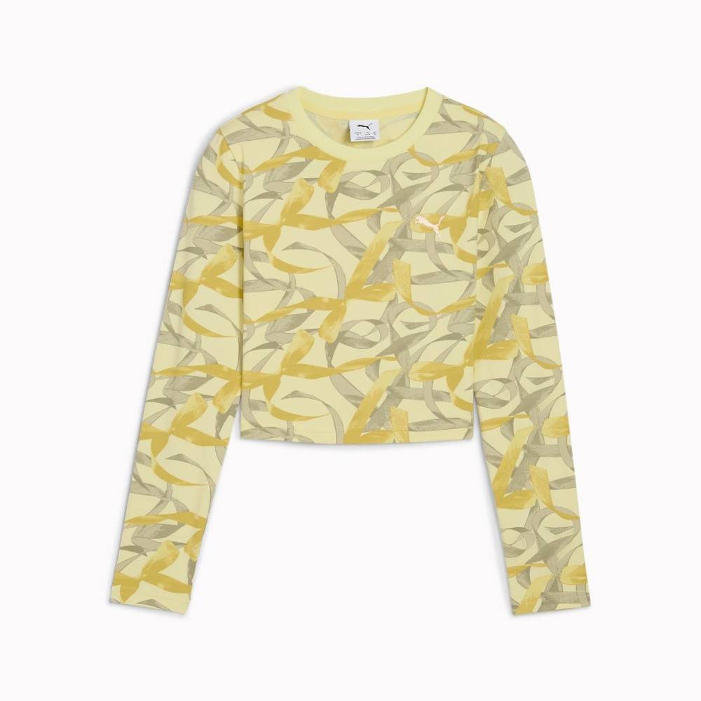 PUMA BOWTIQUE AOP LONGSLEEVE TEE G