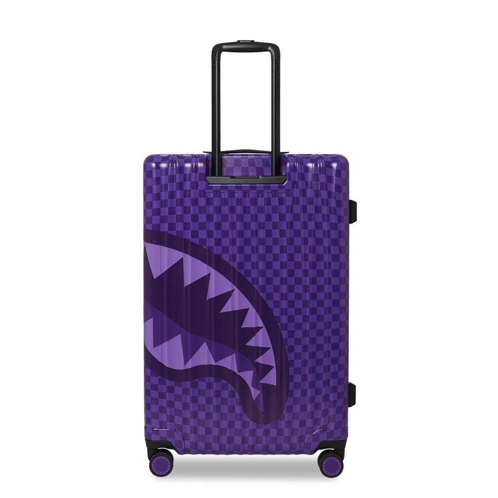 SPRAYGROUND PURPLE SHARK SHARKS IN PARIS FULL-SIZE LUGGAGE