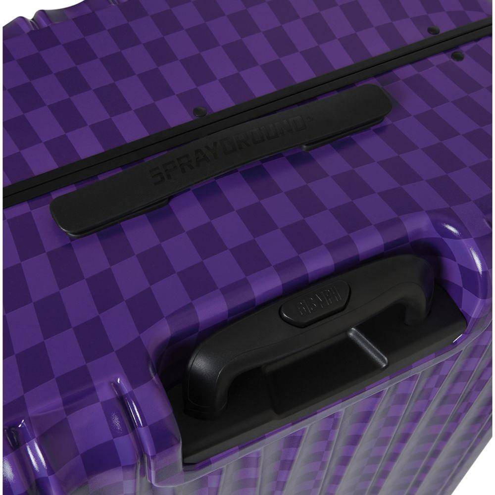 SPRAYGROUND PURPLE SHARK SHARKS IN PARIS FULL-SIZE LUGGAGE