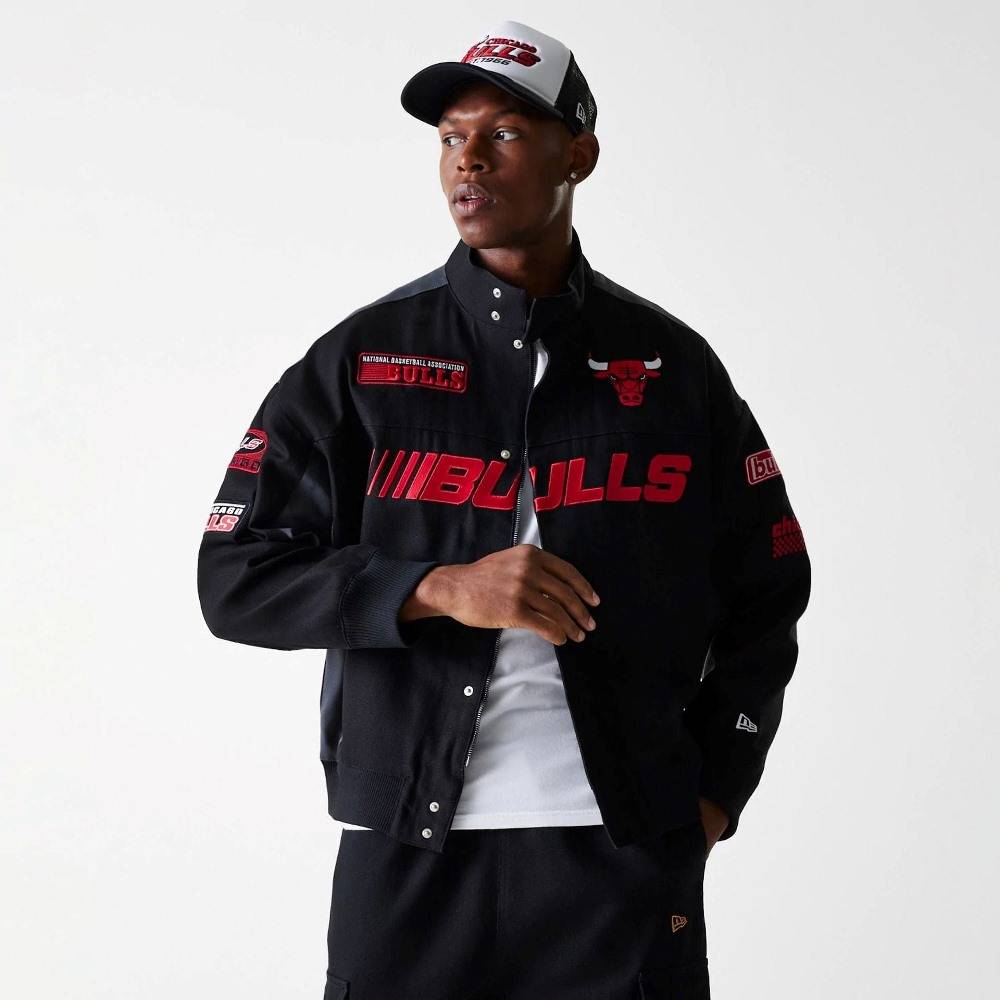 NEW ERA NBA MOTORSPORT JACKET CHICAGO BULLS