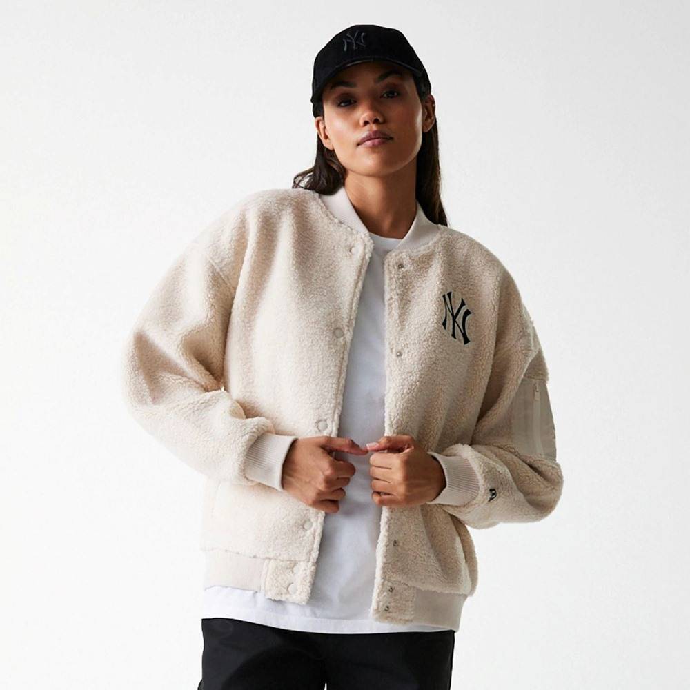 NEW ERA WMNS MLB OS SHERPA BOMBER NEW YORK YANKEES