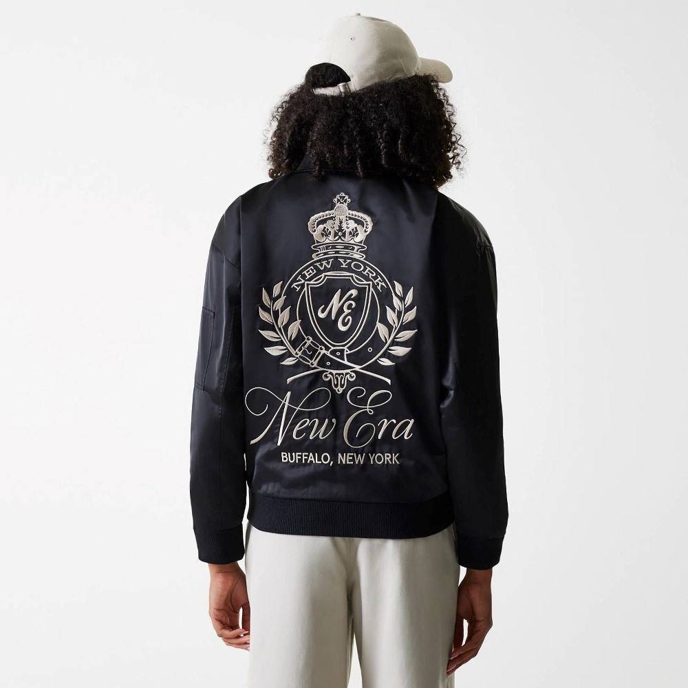 NEW ERA WMNS SATIN BOMBER