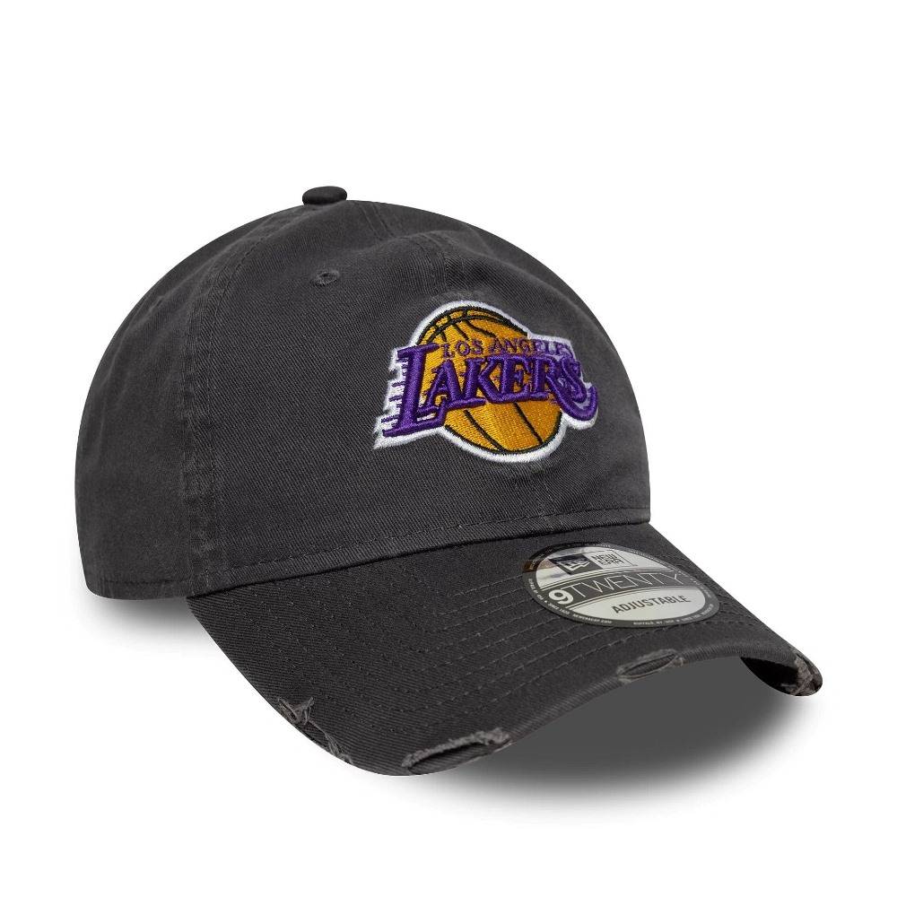 NEW ERA WASH DISTRESS 9TWENTY LA LAKERS ADJUSTABLE CAP