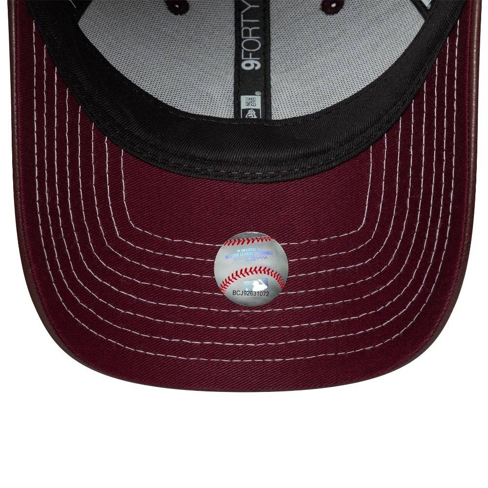 NEW ERA WMNS TOPSTITCH PU 9FORTY NEW YORK YANKEES ADJUSTABLE CAP