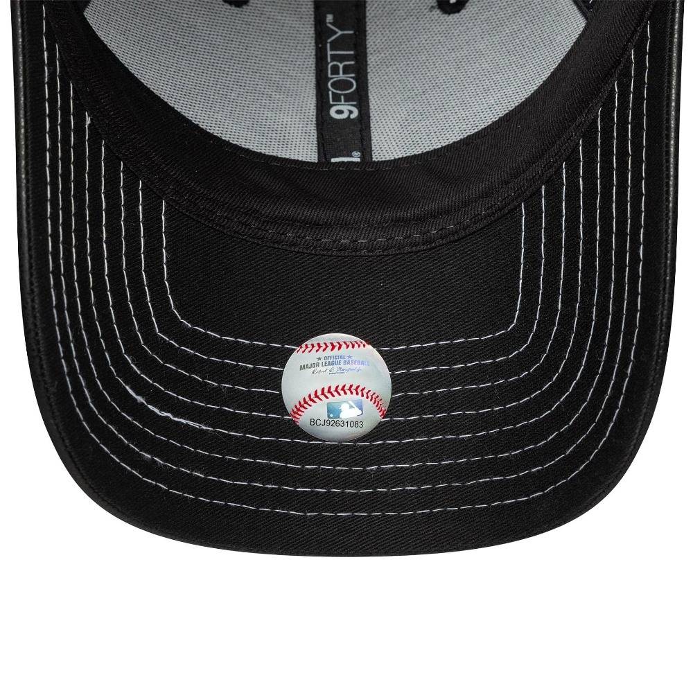 NEW ERA WMNS TOPSTITCH PU 9FORTY NEW YORK YANKEES ADJUSTABLE CAP