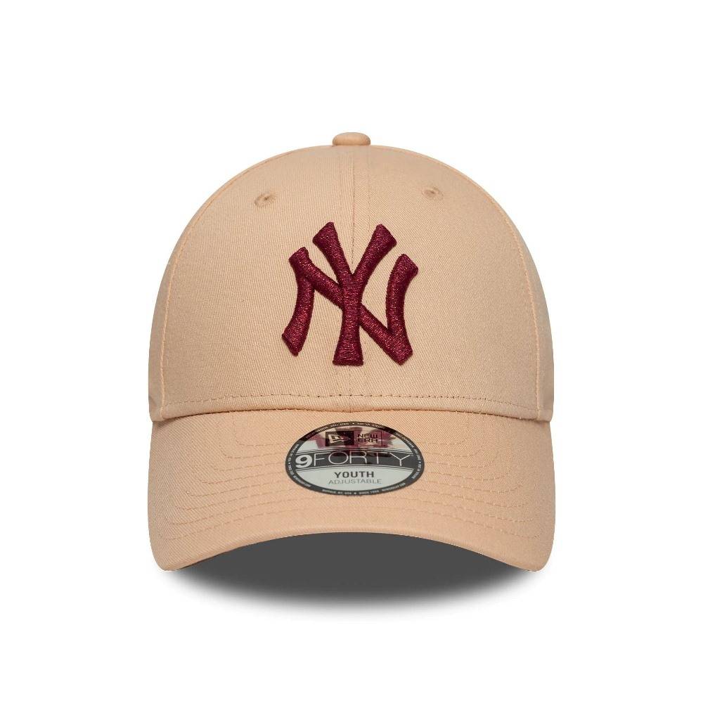 NEW ERA CHILD/YOUTH METALLIC 9FORTY NEW YORK YANKEES ADJUSTABLE CAP