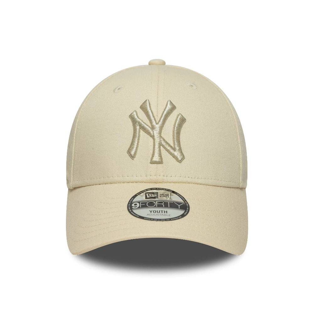 NEW ERA CHILD/YOUTH METALLIC 9FORTY NEW YORK YANKEES ADJUSTABLE CAP