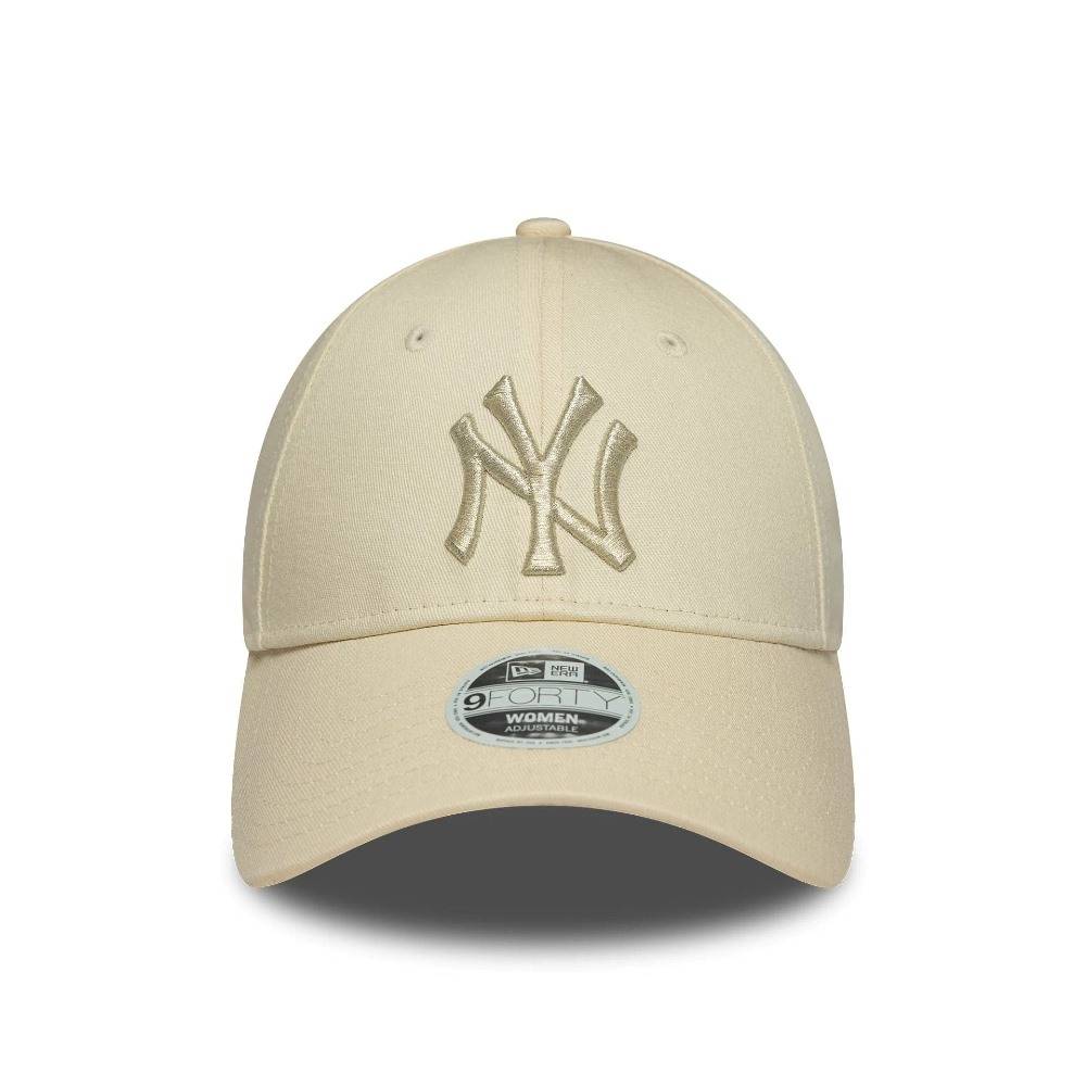 NEW ERA WMNS METALLIC LOGO 9FORTY NEW YORK YANKEES ADJUSTABLE CAP