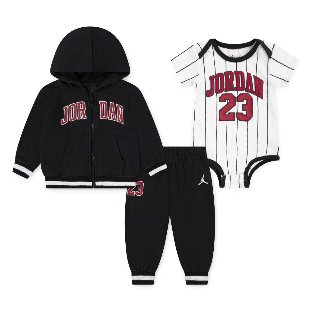 NIKE JORDAN INFANT MJ 23 JERSEY FZ SET