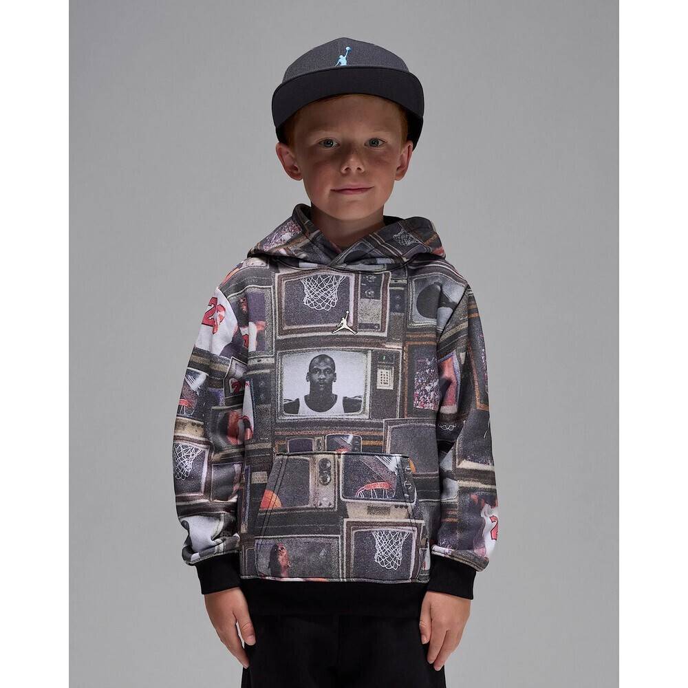 NIKE JORDAN LITTLE BOYS MJ BROOKLYN AOP FLC SET