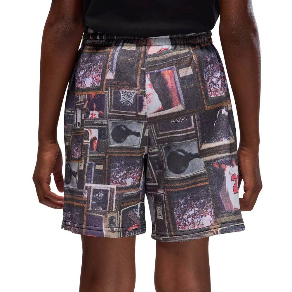 NIKE JORDAN BOYS MJ BRKLYN AOP FT SHORT