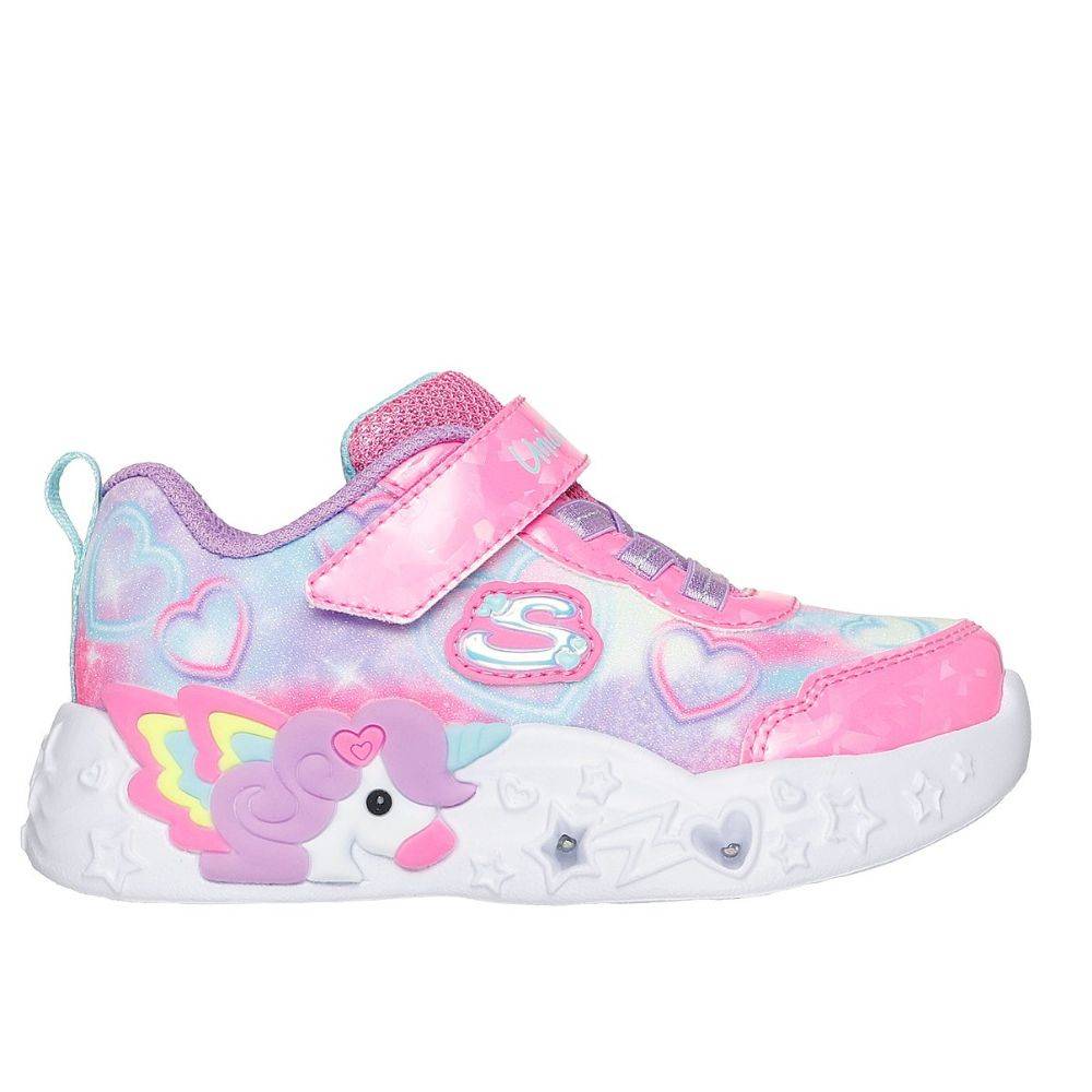 SKECHERS S-LIGHTS: UNICORN CHARMER - LIL HEART SPARKLES