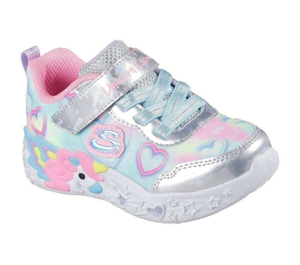 SKECHERS S-LIGHTS: UNICORN CHARMER - LIL HEART SPARKLES