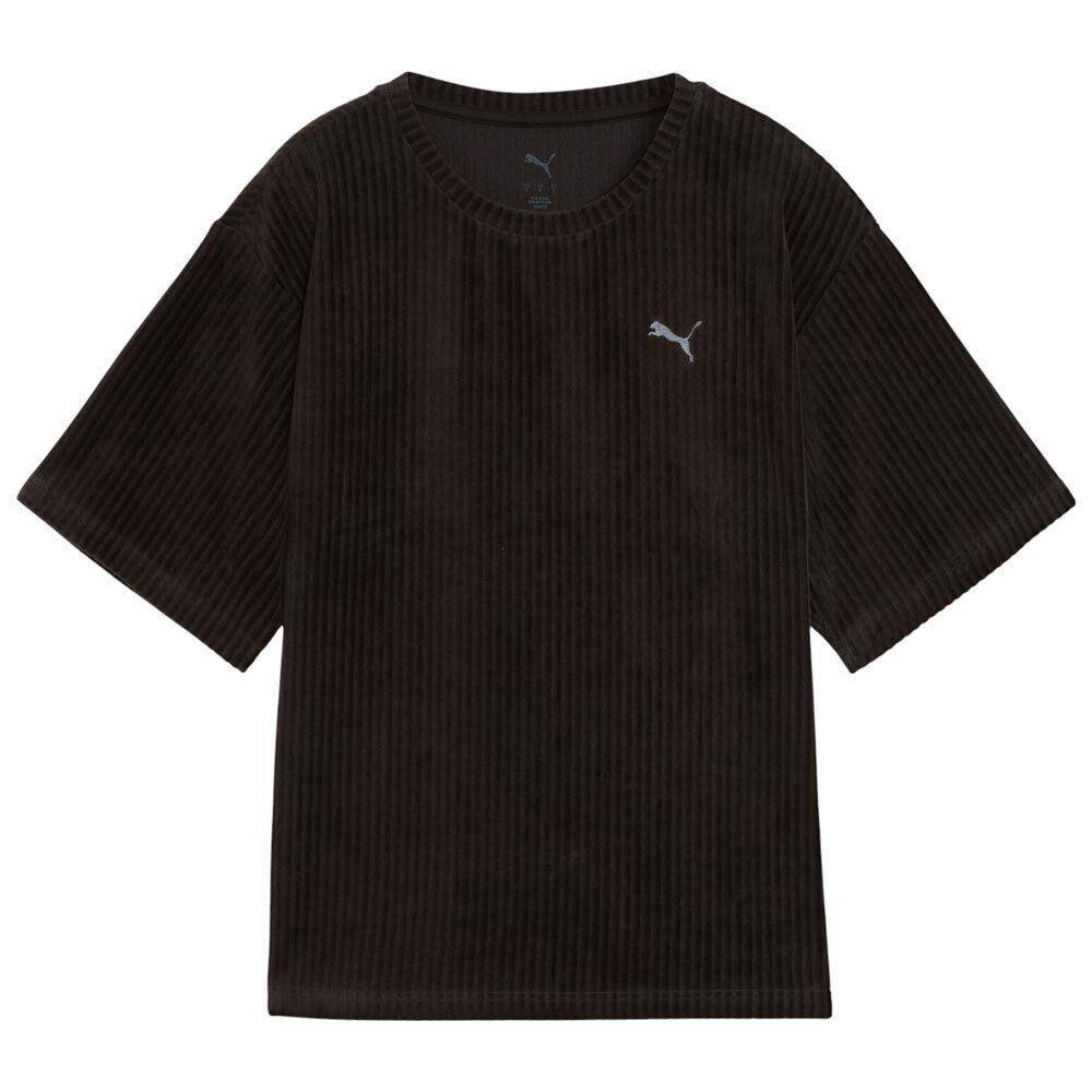 PUMA ESS ELEVATED RELAXED VELOUR RIB TEE