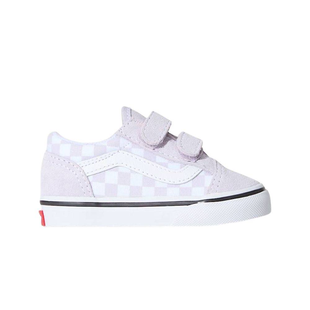 VANS TODDLER OLD SKOOL VELCRO SHOES (1-4 YEARS)