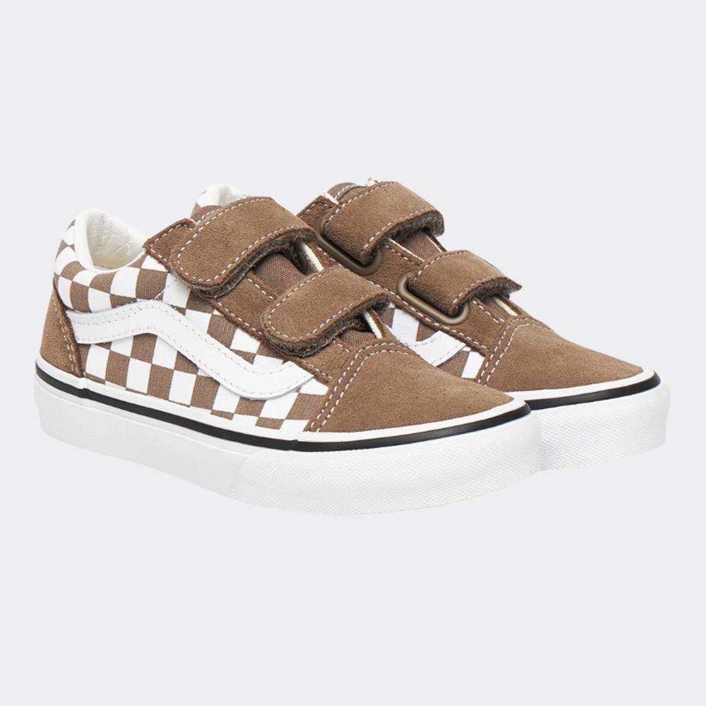 VANS LITTLE KIDS OLD SKOOL VELCRO SHOES