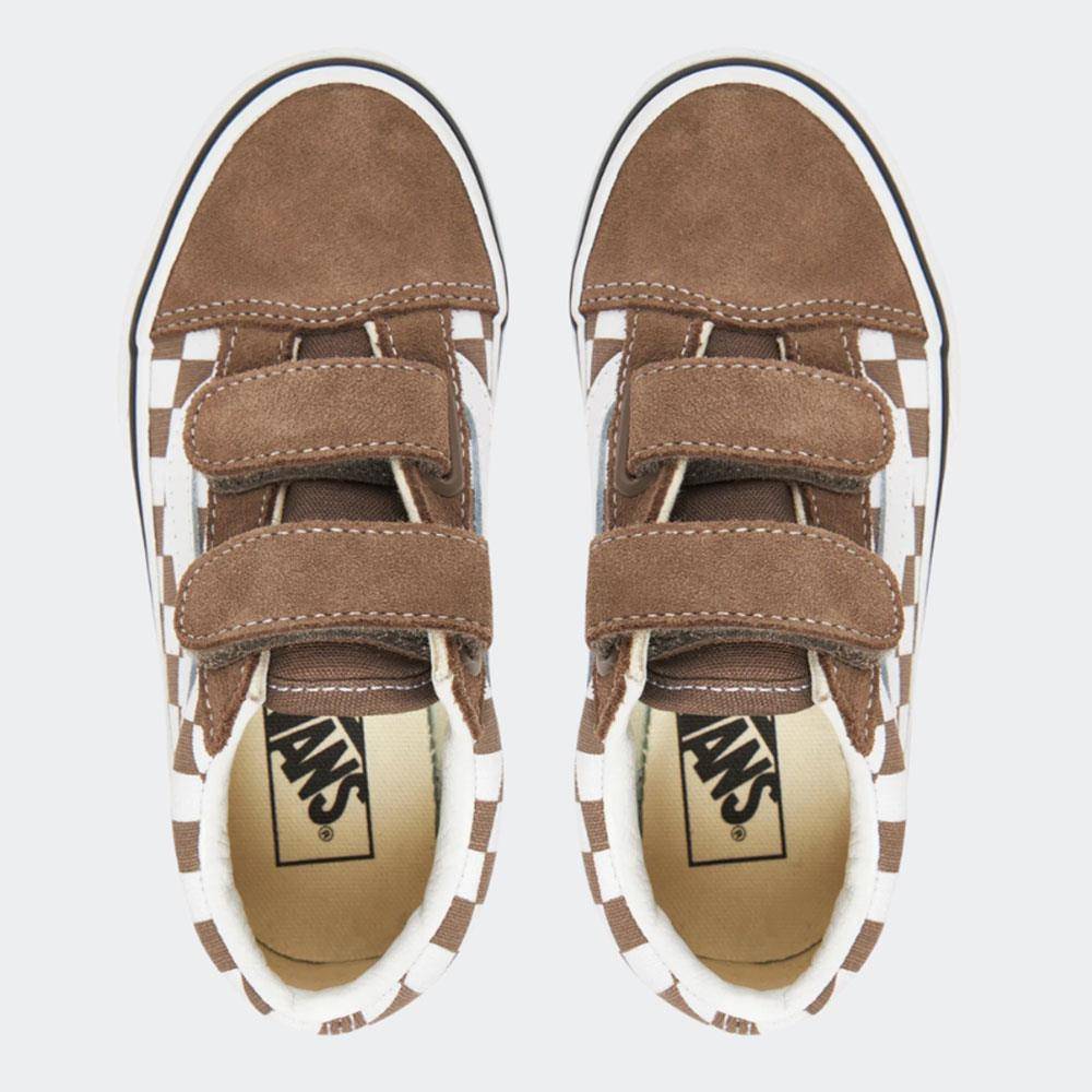 VANS LITTLE KIDS OLD SKOOL VELCRO SHOES
