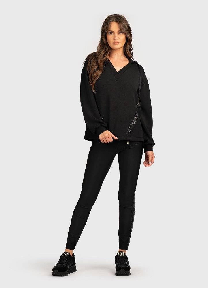 LIU JO STRETCH SCUBA HOODIE