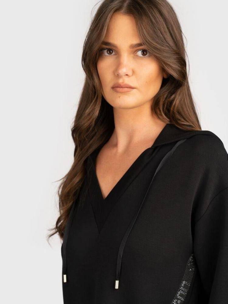 LIU JO STRETCH SCUBA HOODIE